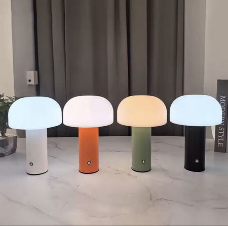 Trendige Pilzlampe, Tischleuchte, Grün, Neuwertig!