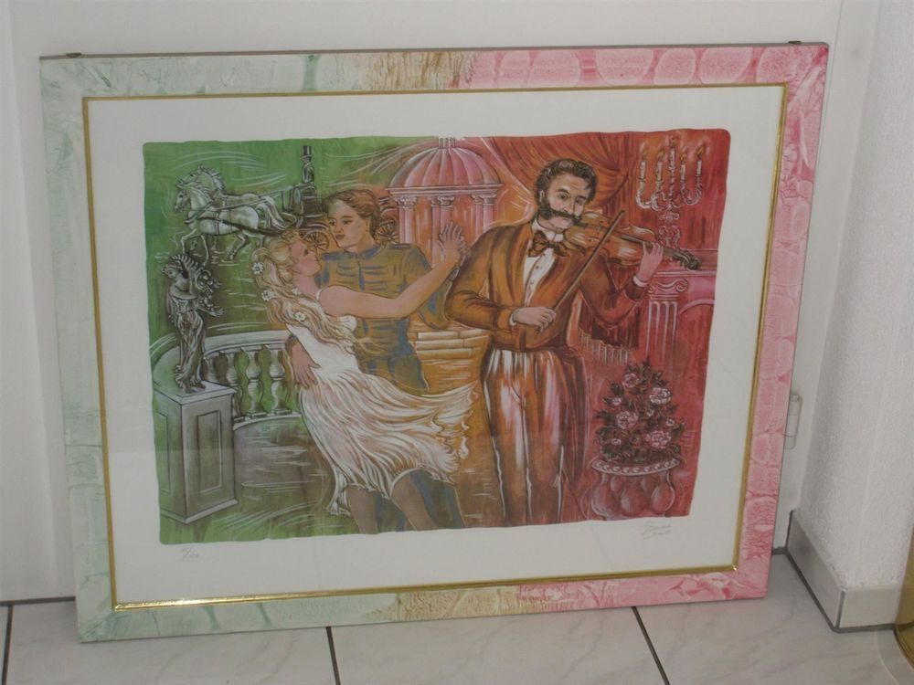 Grafica & Litografie: Signierte und Nummerierte Lithografie von Simone Erni – Usato da Cham venduto da krikk0200