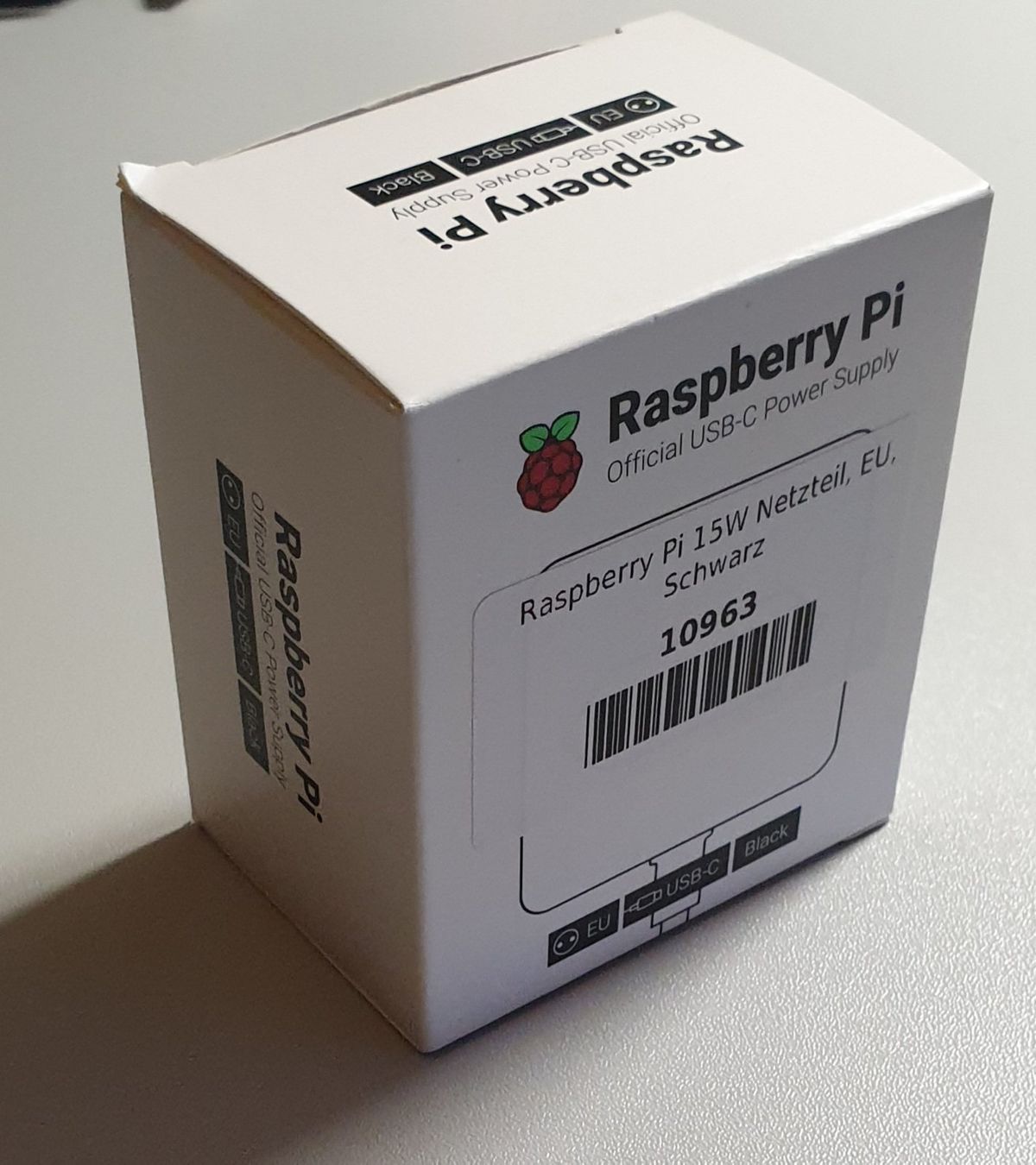 Chargements: Raspberry Pi 15W Netzteil Schwarz – Neuf avec emballage d'origine à Volketswil par jul_hwb8