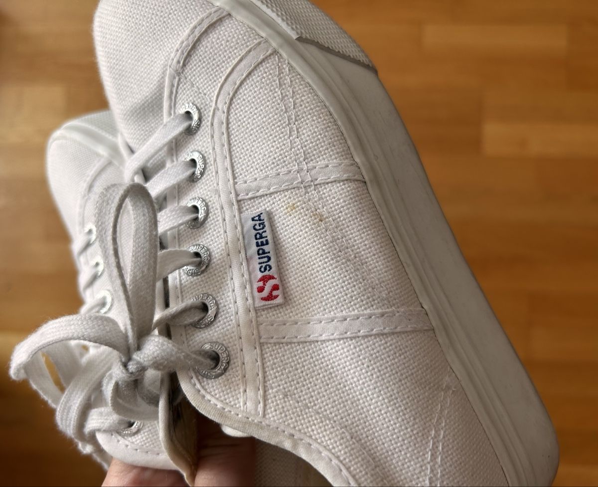 Superga Damenschuhe: Superga Sneaker, weiss, Grösse 38 – Gebraucht aus Basel von MyAn 5