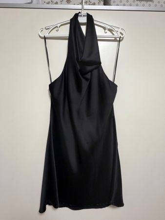 ZARA Schwarze Cocktail Kleid Gr XL