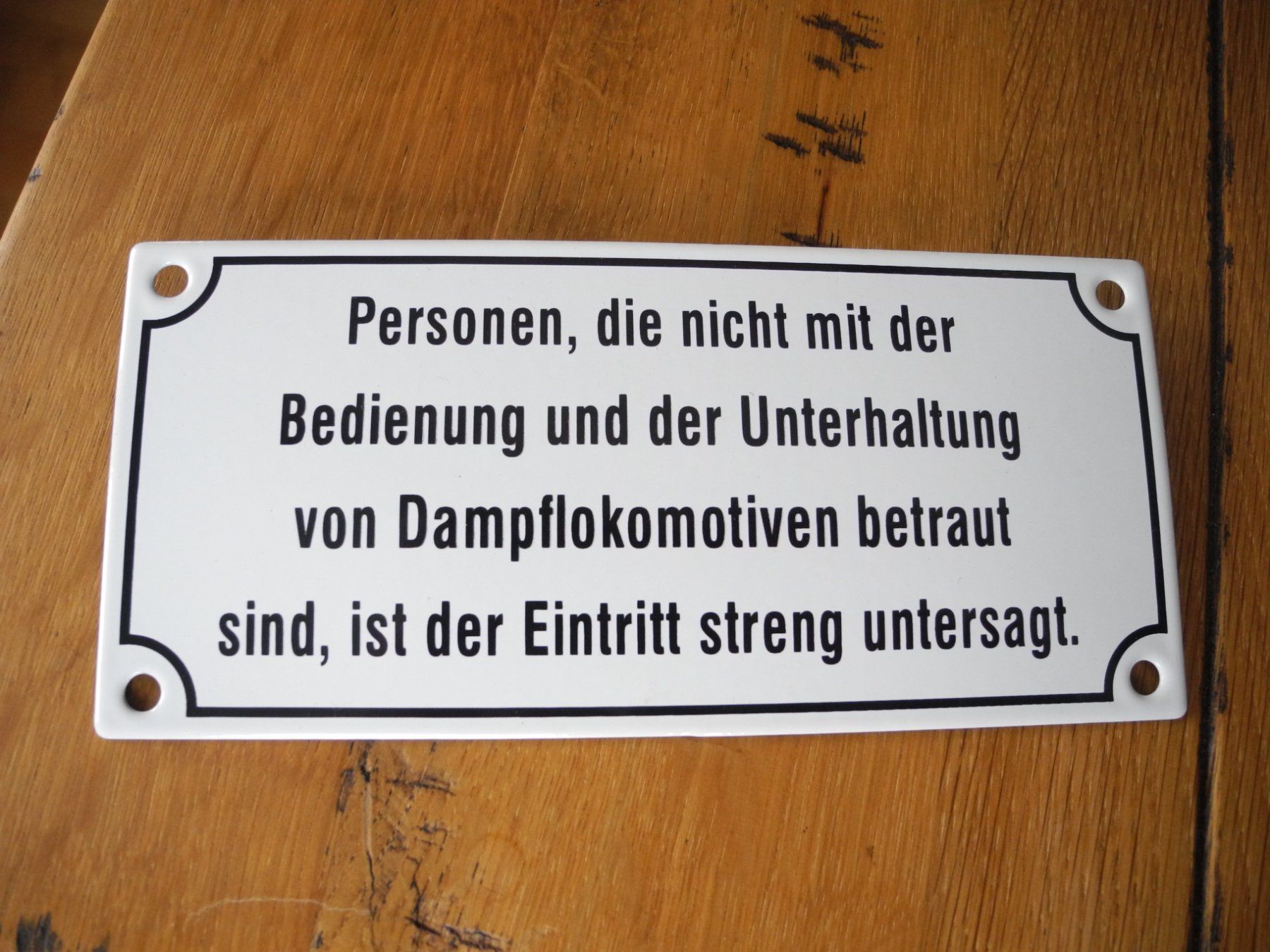 Ecriteaux: BAHN EMAILSCHILD – Neuf (Voir description) à Reinach AG par Huckleberrysix 1