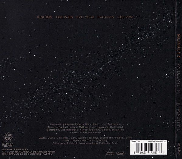 CD: Monkey3 – Welcome To The Machine NEUF OVP – Nuovo e nell'imballaggio originale da Nyon venduto da Demonseed 1