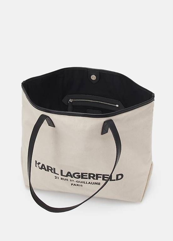 Karl Lagerfeld Taschen: Karl Lagerfeld Canvas Shopping Bag – Gebraucht aus Herisau von bru_vm5j 3