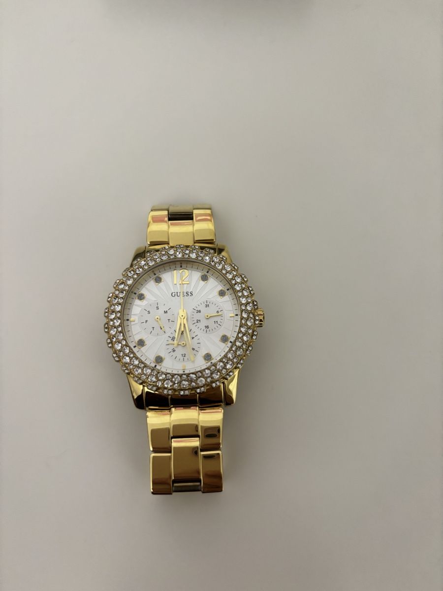 Guess Orologi: Guess Damenuhr Goldfarben mit Strass, Neu – Nuovo (secondo la descrizione) da Salenstein venduto da Silly...0 4