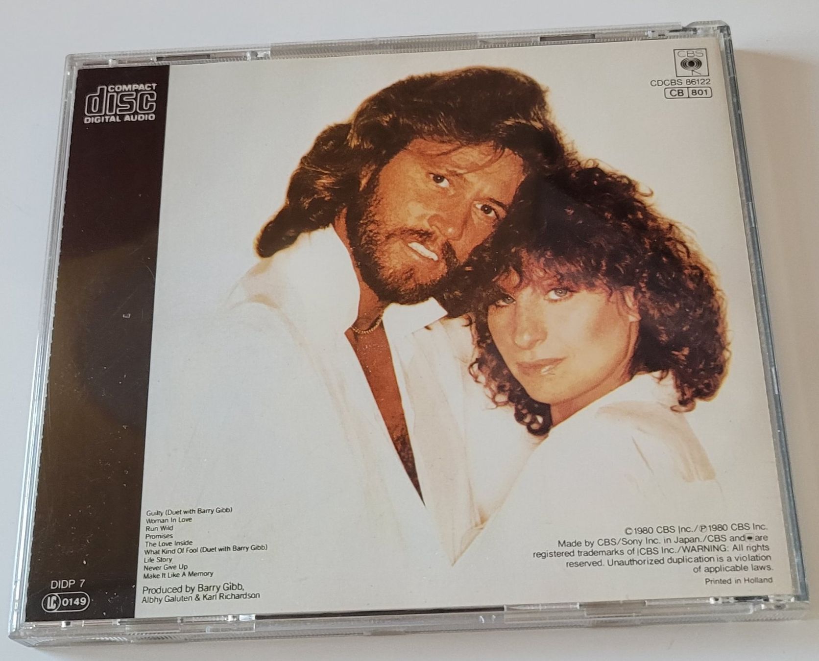 CDs: Barbra Streisand - Guilty - CD – D'occasion à Zürich par fourpaws 1