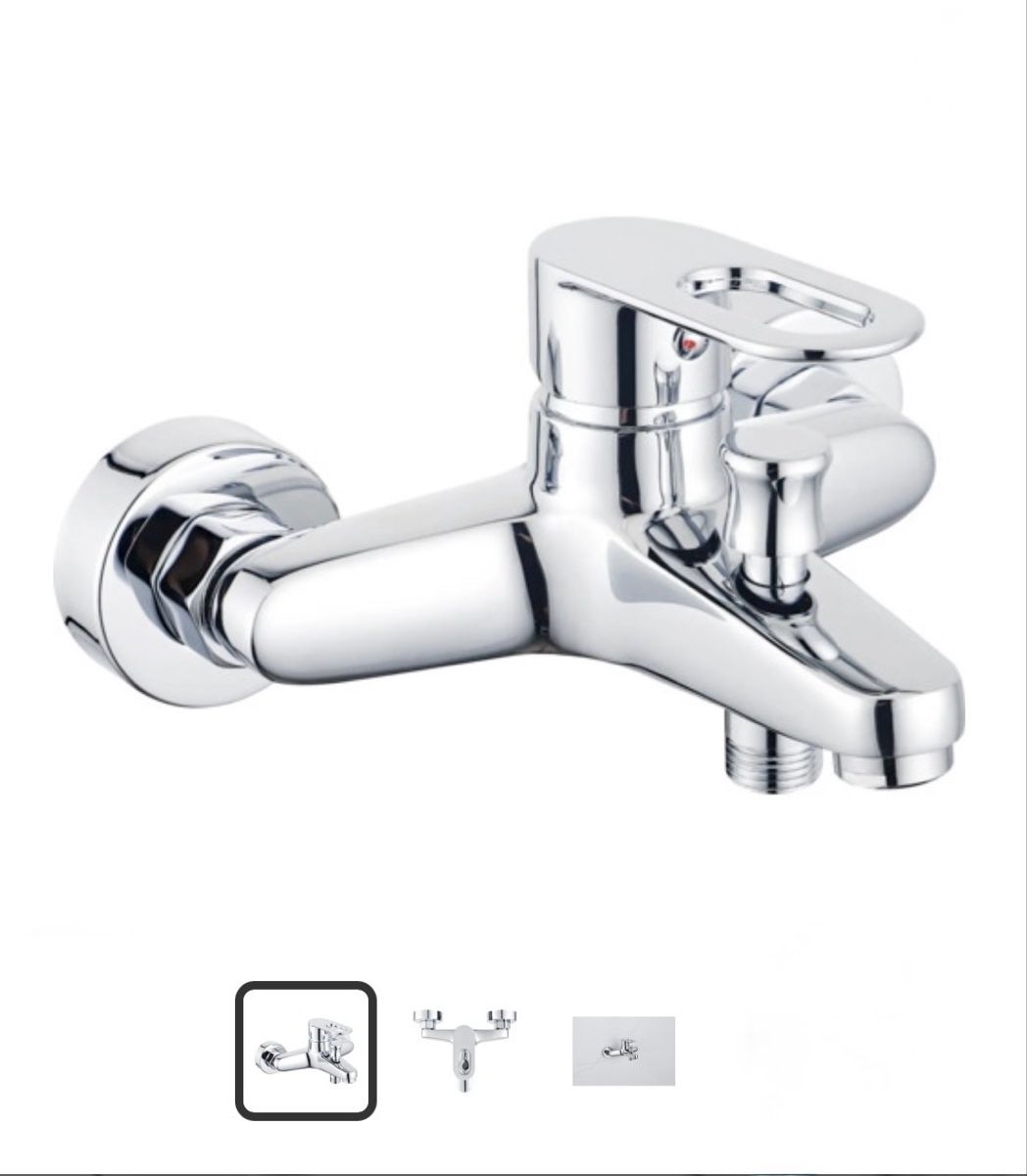 Rubinetteria: 3 robinets de Baignoire Form & Style LEHUA chrome – Nuovo e nell'imballaggio originale da Leytron venduto da emi_p2cd