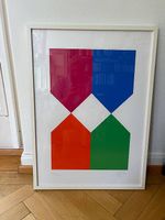 Max Bill Farbserigrafie, 1971, Aufl 23/200, signiert