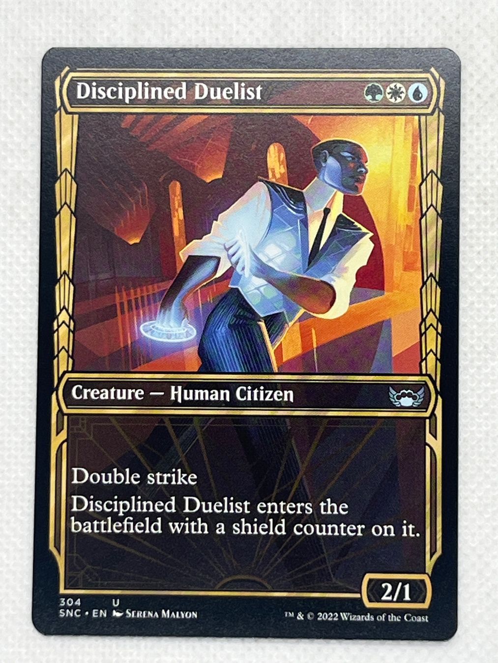 Magic The Gathering Carte collezionabili: Magic: The Gathering Karte - Disciplined Duelist – Usato da Hinterkappelen venduto da Kim1992
