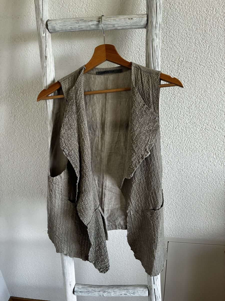 Gilet & Giacche senza maniche: Ledergilet beige Transit par Such Grösse 5 – Nuovo (secondo la descrizione) da Oberuzwil venduto da Tigi017 1
