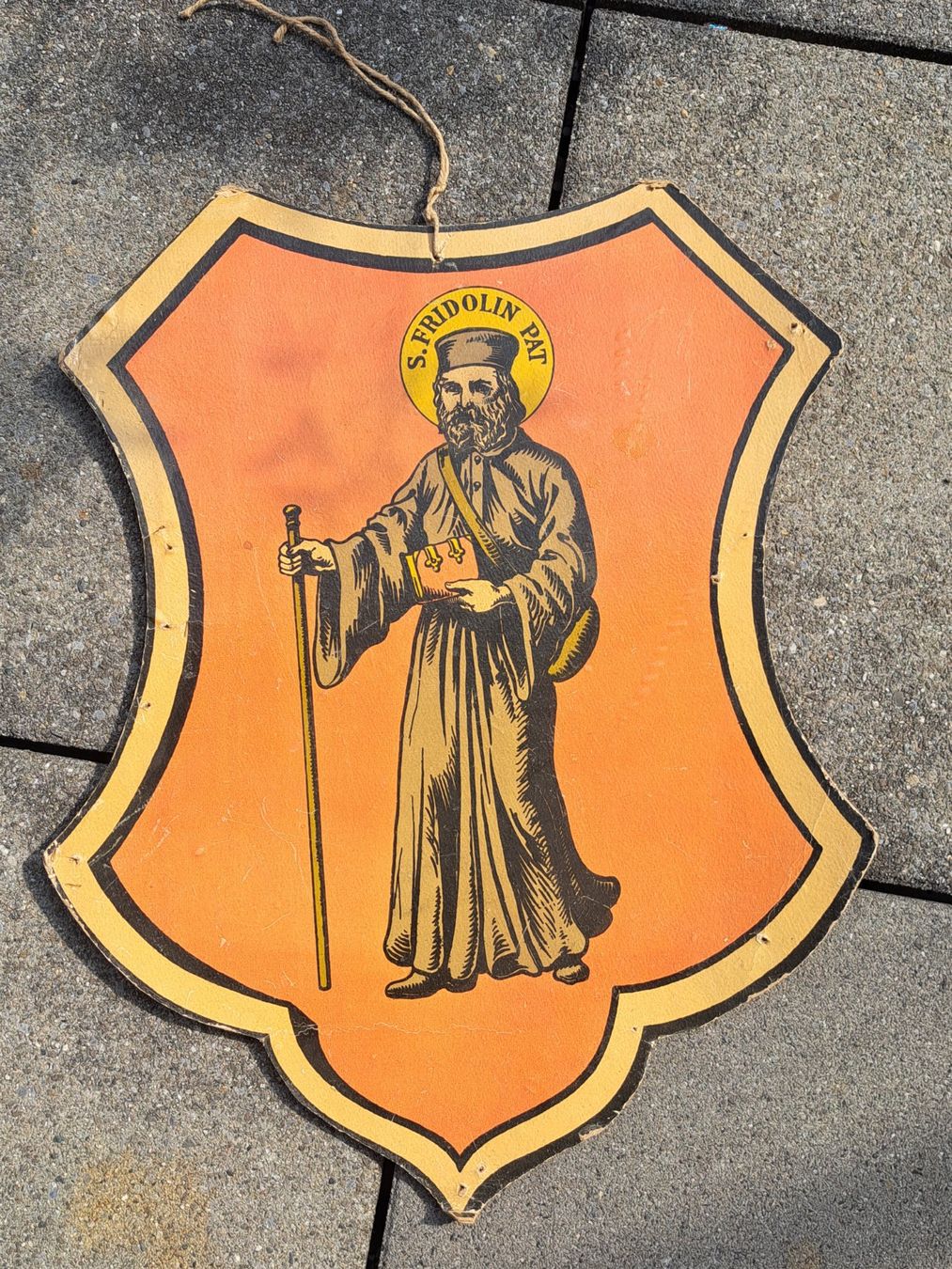 Altro in Antiquarato & Arte: Antikes Wappenschild  Kt. Glarus / Fridolin – Usato da Muotathal venduto da s_spiess