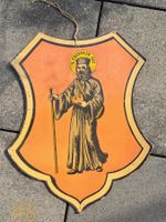 Antikes Wappenschild  Kt. Glarus / Fridolin