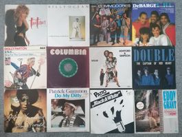 72 x 7" SINGLES  FUNK-SOUL-DISCO 80ER JAHRE
