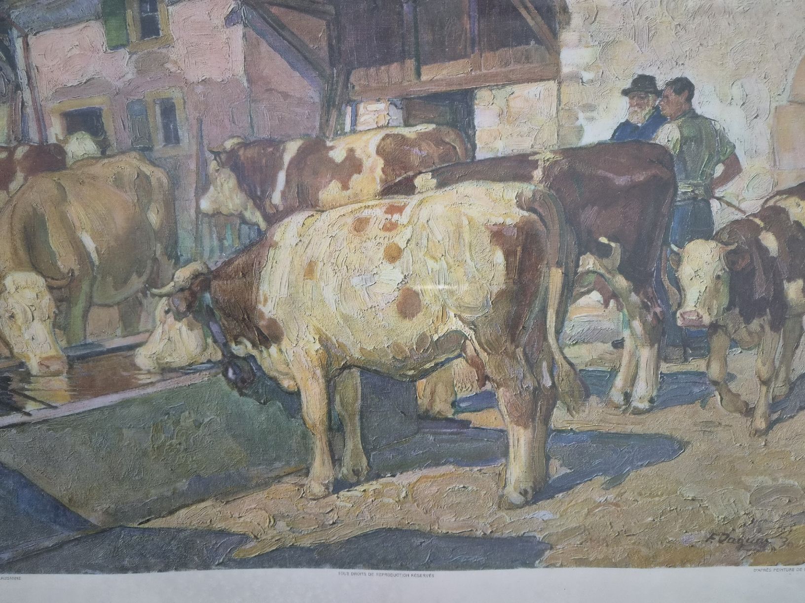 Dipinti: 2 mpressions d'après peinture de Fr.Jacques – Usato da Farvagny-le-Grand venduto da CollectibleWatches 2