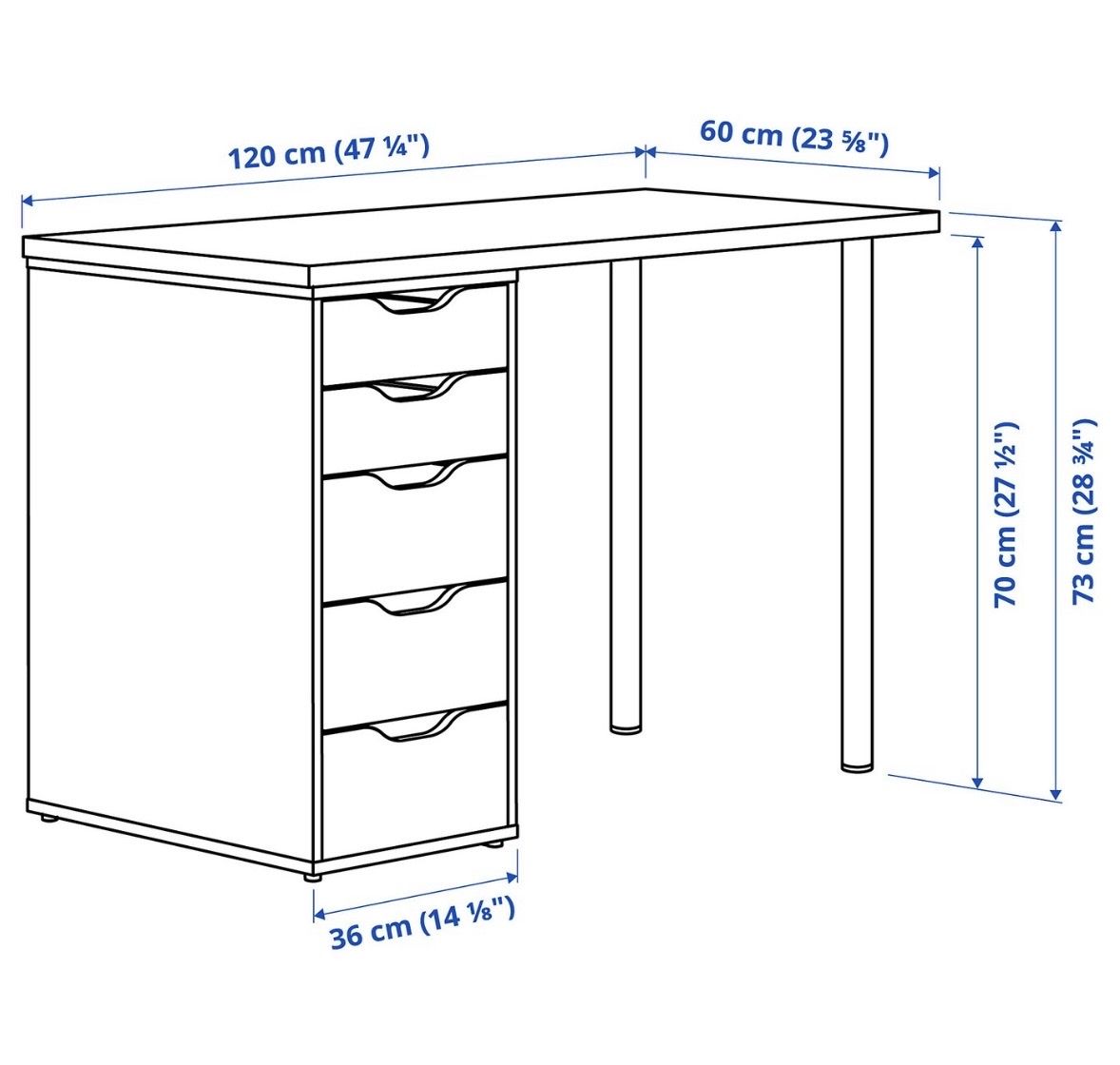 Schreibtische: Ikea Schreibtisch – Gebraucht aus Wangen an der Aare von Semadeni13 2
