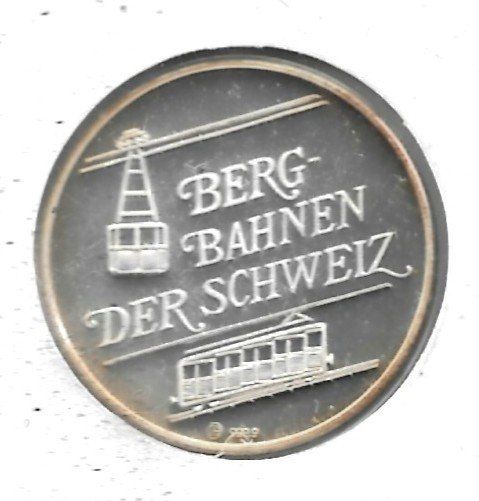 Medaglie: Gornergratbahn Medaille Feinsilber 15 Gramm – Usato da Schocherswil venduto da prinzipal60 3