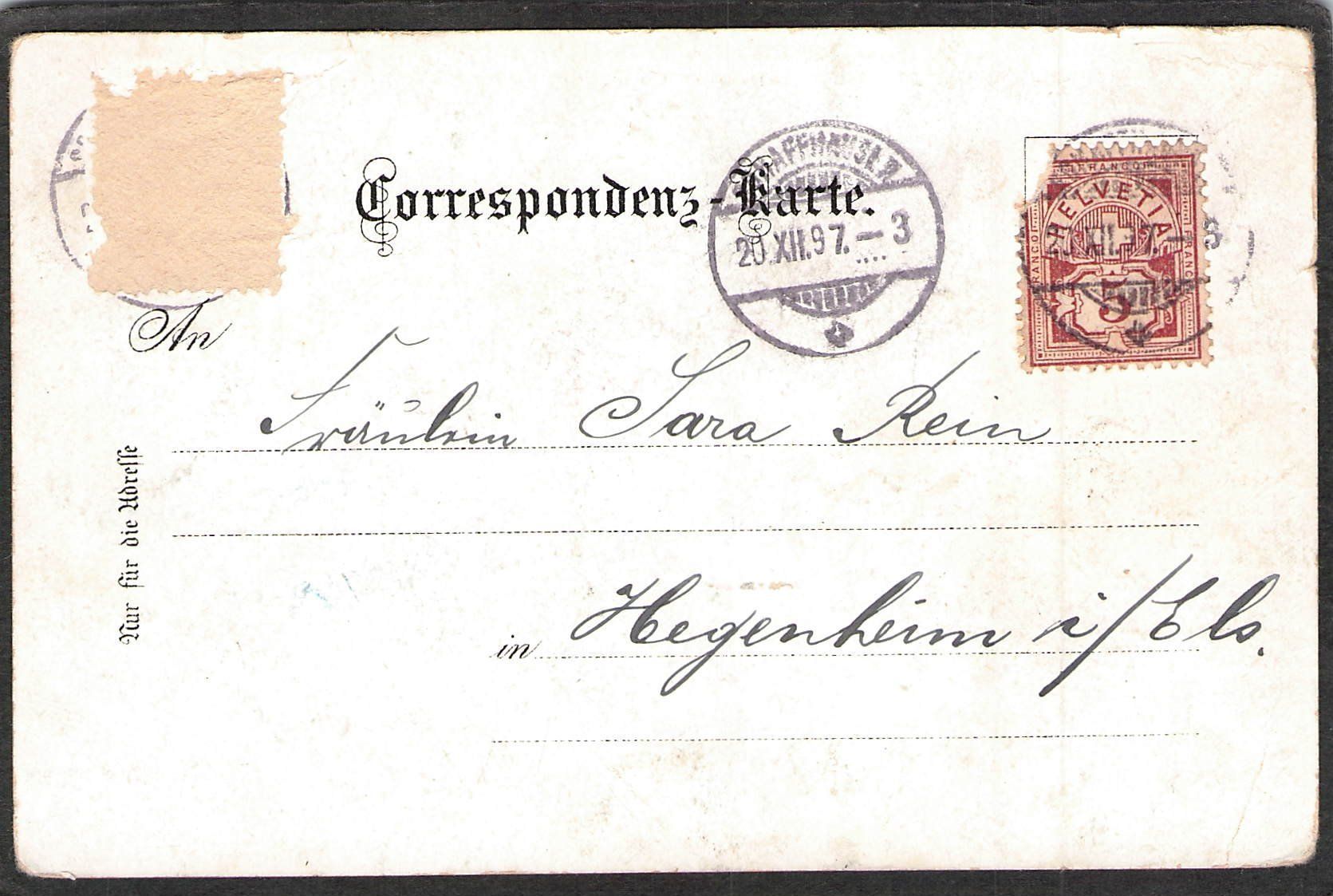 Cartoline postali: ^Gruss vom Rheinfall , gel. 1897 – Usato da Reichenburg venduto da Pipo-67 1