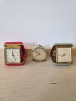 Lot 3 réveils vintage BADUF 50s Europa & Goldbuhl voyage