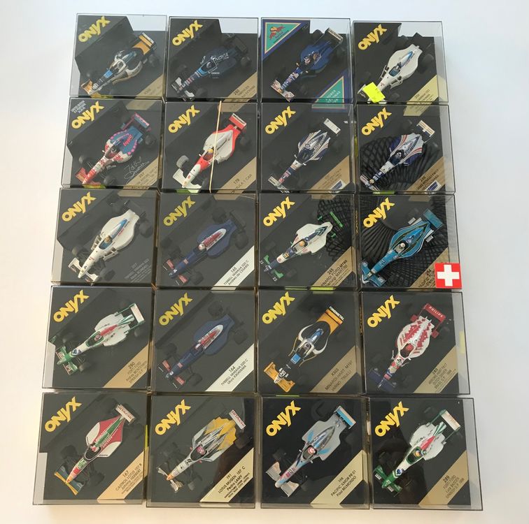 20 modèles ONYX de formule ONE en boîtes d'origine (Neu und