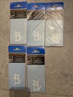 „Familienaufkleber“, 5er-Set weiße Katzen, neu