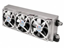 Wasserkühlungs-Radiator 410×130×60 mm + 6× TITAN Lüfter