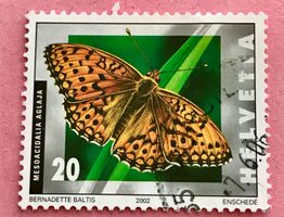 Nr.1062 Grosser Permutterfalter Schmetterlinge GESTEMPELT 