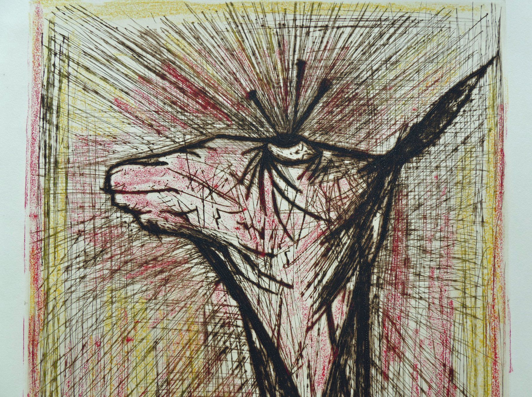 Dipinti: Bernard Buffet, handkolorierte Radierung – Usato da Regensdorf venduto da JoergR 2