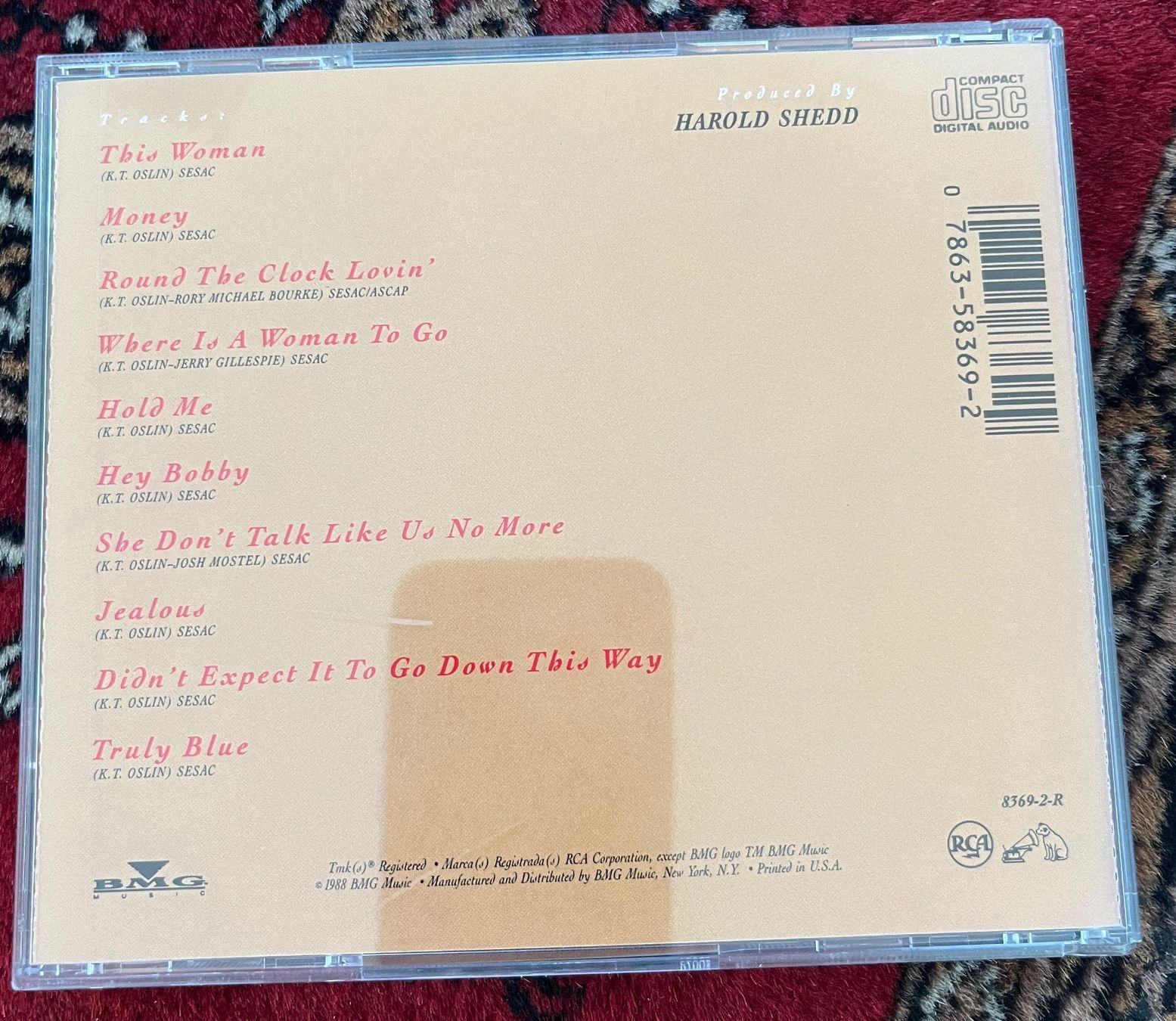CDs: CD -  K.T. Oslin This Woman – Gebraucht aus Stetten AG von Brissago25 1