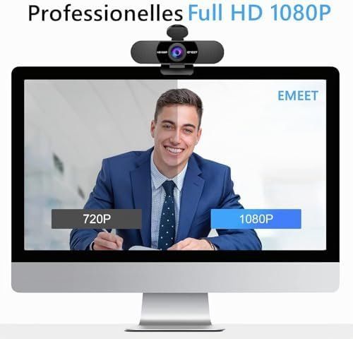 Webcam: Full HD Webcam C960 1080P Objektivabdeckung Dual Mikrofon – Nuovo e nell'imballaggio originale da Hundwil venduto da Pakethase 2