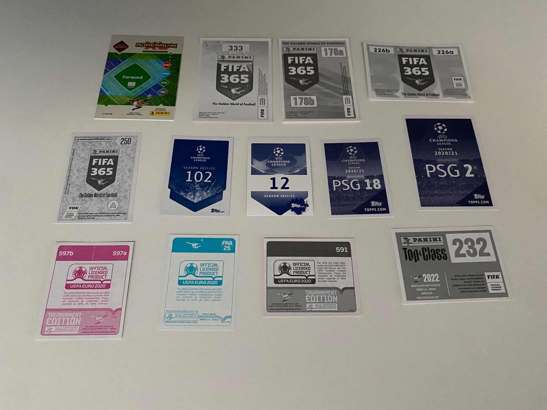 Panini Sammelbilder & Trading cards: 13 verschiedene Bilder Mbappe. Seltenes Konvolut – Gebraucht aus Hergiswil LU von FcMalkov 1