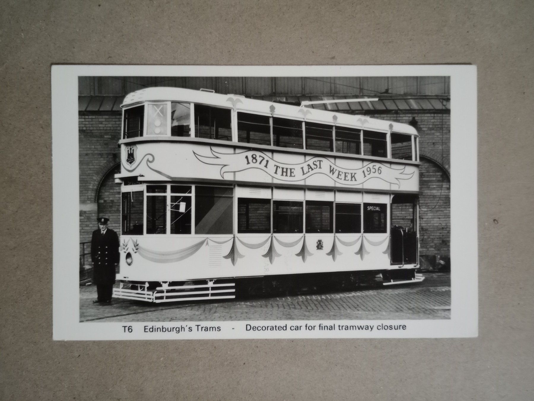 Cartoline postali: AK Tram GB Strassenbahn Edinburgh – Usato da Küttigen venduto da Melisch1000