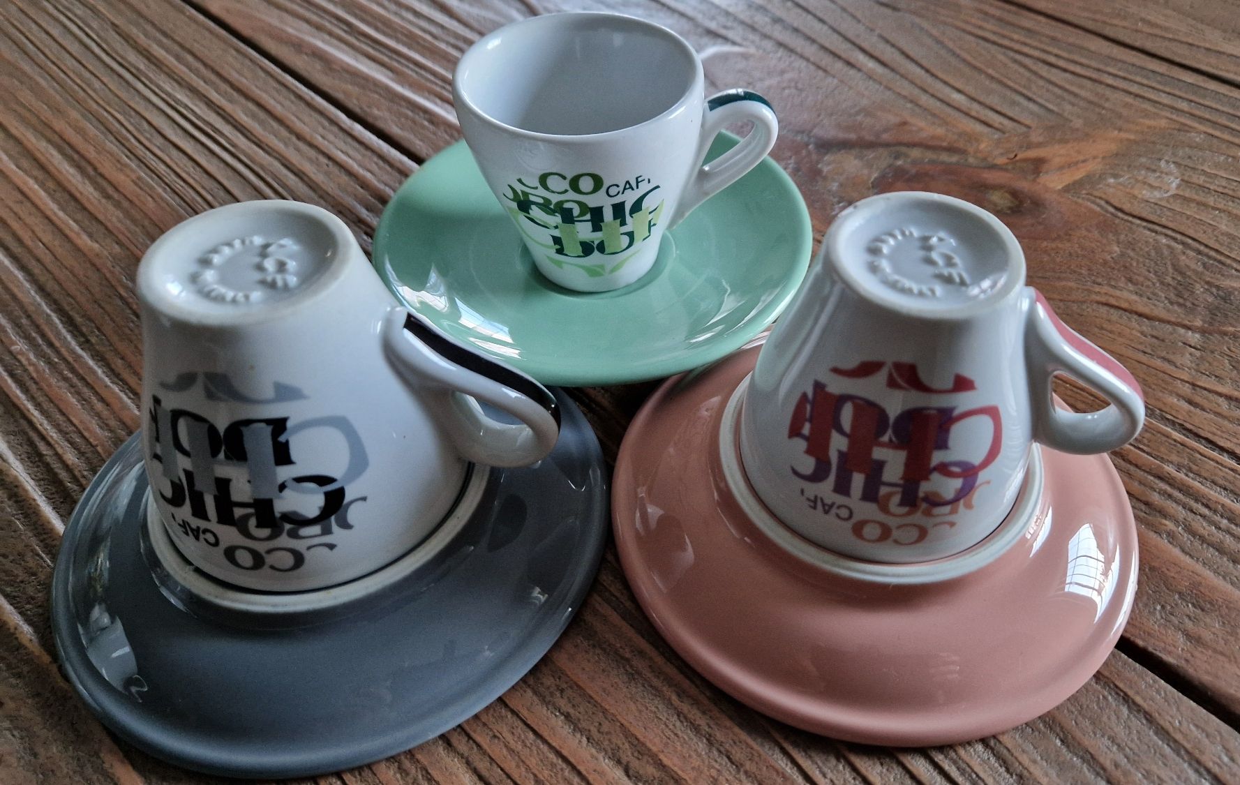 Geschirrsets: Espressotassen mit Tellerli CHICCO DORO,  3 Stück – Gebraucht aus Rickenbach LU von esmarti 2