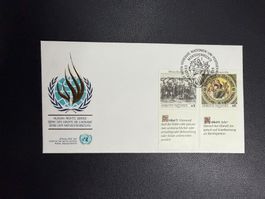 UNO Wien Menschenrechte FDC 1989