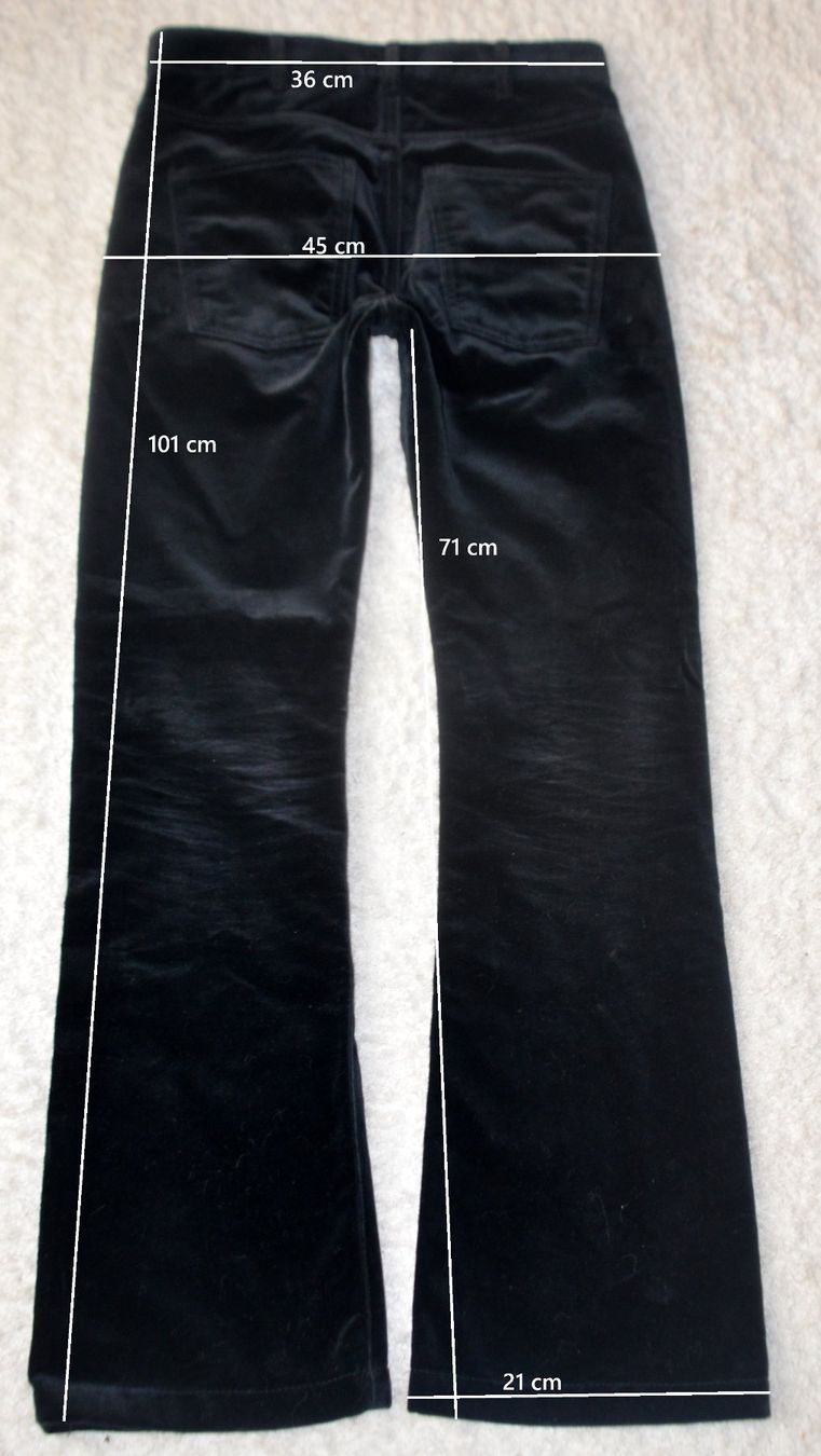 Celine Hosen: Céline Samthose / Pantalon en velours 26 / S – Gebraucht aus Collonges von Auganien 6