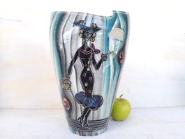 Vintage Vase Keramik Vincenzo Corrente ? Mid Century 50 60er