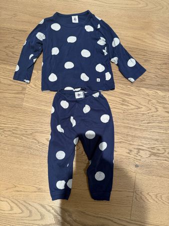Petit Bateau Pyjama Tupfen Grösse 86cm guter Zustand