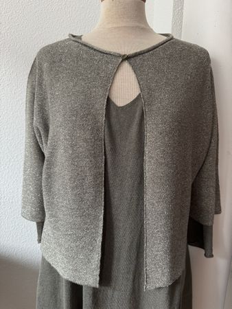 Gilet Le Tricot Perugia Taille S, lin viscose