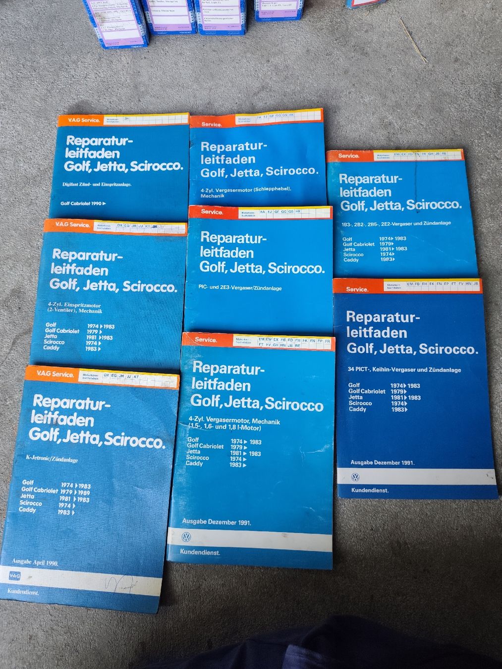 Libri: Werkstatthandbücher VW Golf/ Jetta / Scirocco ab 1974 – Usato da Rebstein venduto da andi322 3
