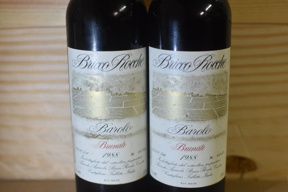 2 Flaschen Ceretto Bricco Rocche Barolo Brunate 1988 Kaufen auf