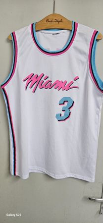 Maillot de basketball Miami Heat Wade #3, Taille L.