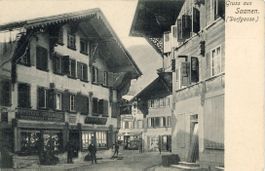 Saanen   BE  -   Dorfgasse / W. Rautenhaus - Bischoff, Pap.