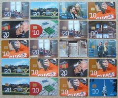 20 TAX CARDS SWISSCOM (B)