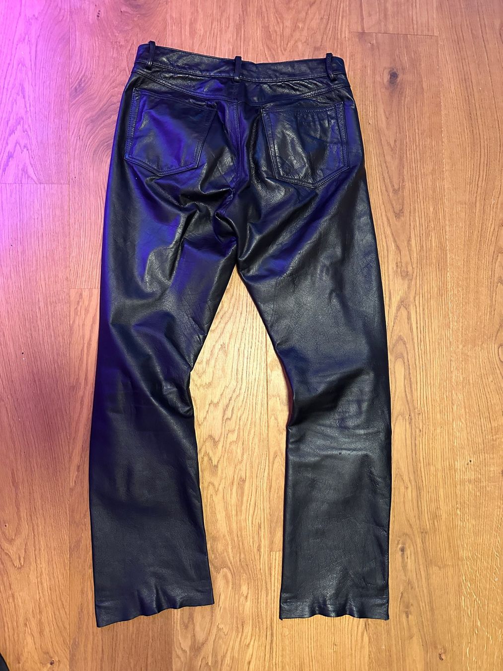 Pantaloni: Lederhose Conwell schwarz Gothic – Usato da Freudwil venduto da Feenland2010 1