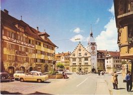 ZUG - Kolinplatz - Alte Farbkarte.