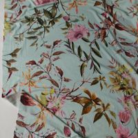 Top italienische Baumwolle Jersey 1.60x1.45m Garden Tiffany