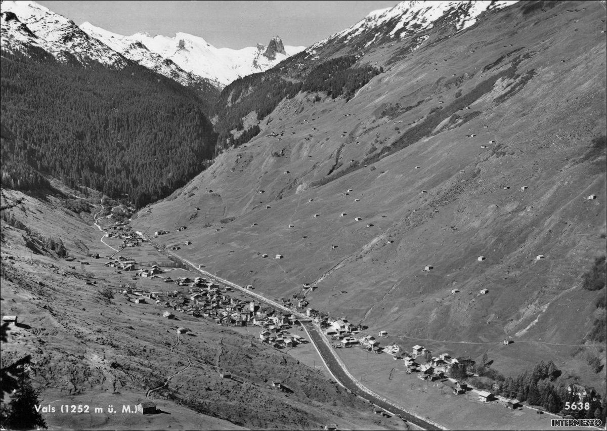 Cartoline postali: Vals // 1252 m. // 1961 – Usato da Basel venduto da intermezzo12