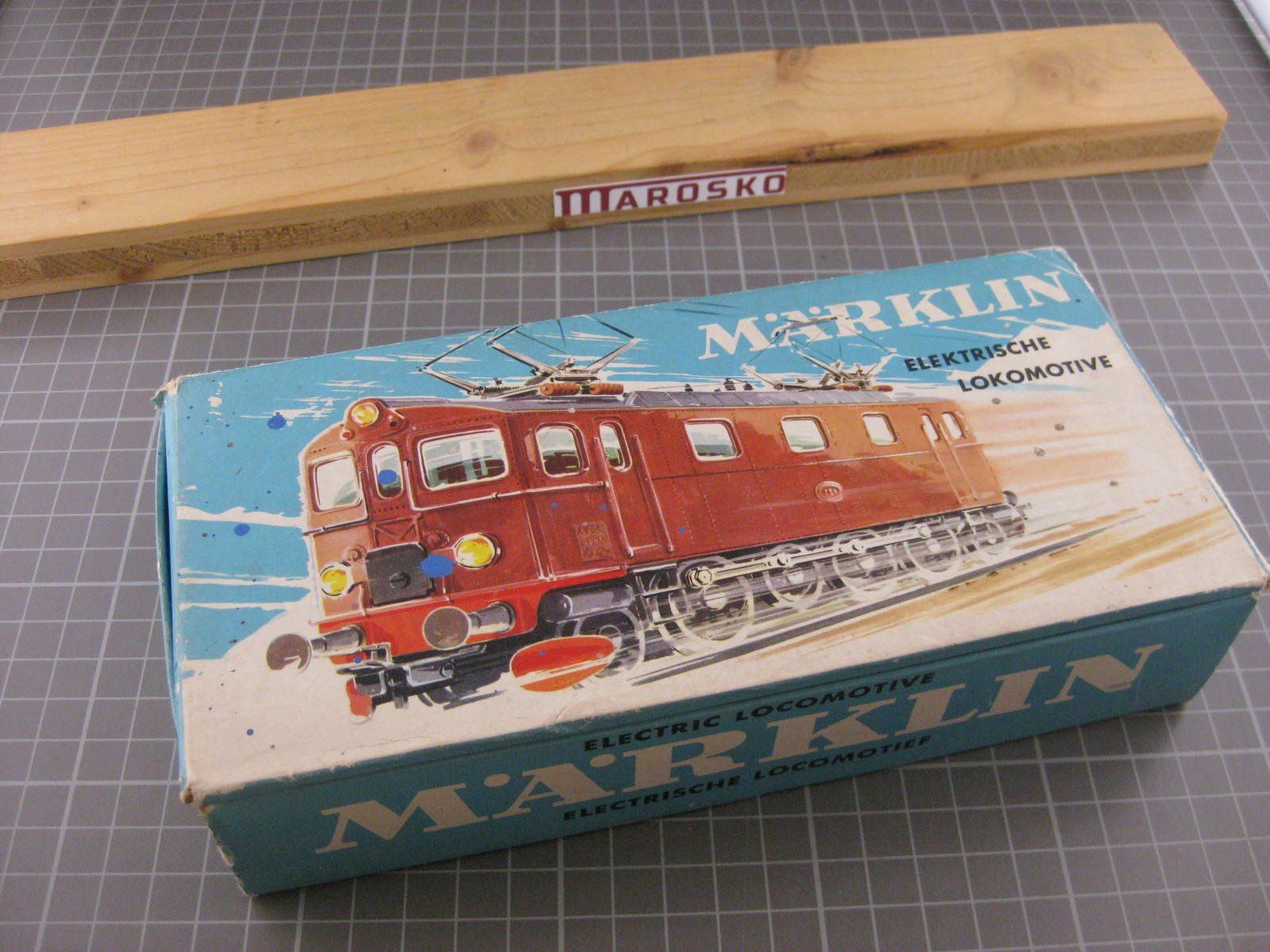 Märklin Modellini di ferrovie: Märklin 3030 SJ E-Lok, mit OVP, analog – Usato da Malters venduto da Marosko 5