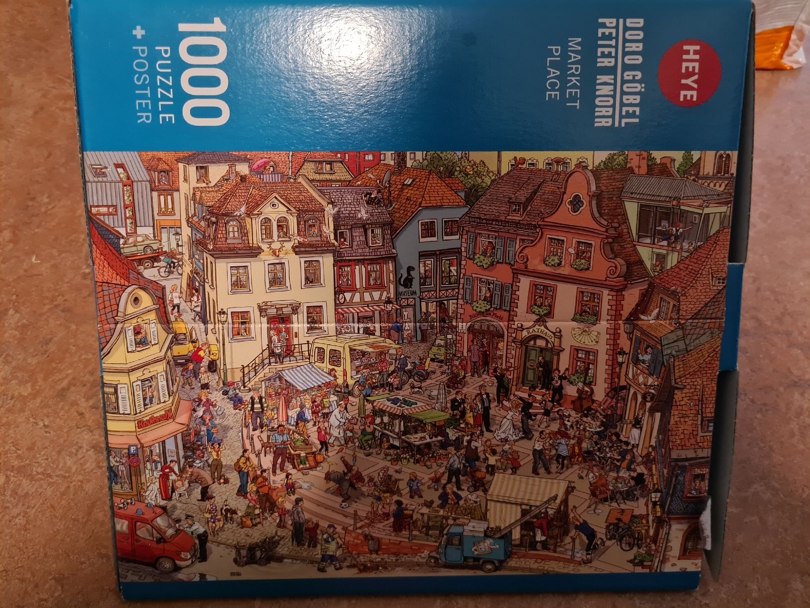 Heye Puzzle:  "Market Place", 1000 Teile – Usato da Trimbach venduto da Meily2 1