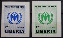 Liberia Kat. 548-549B ** 1960 sehr selten