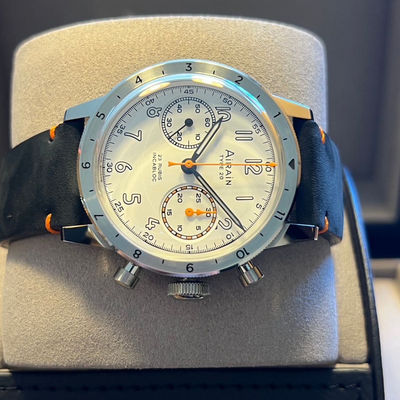 Orologi: Airain Type 20 Ace Chronograph Full Set 428.440 – Usato da Carouge GE venduto da Watchaser 6